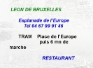 restaurant leon de bruxelles